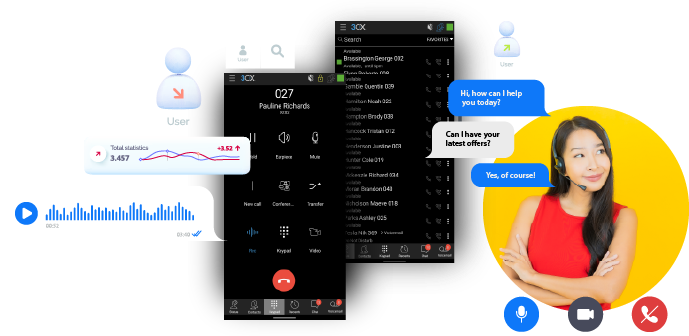 calncall 3cx phone system